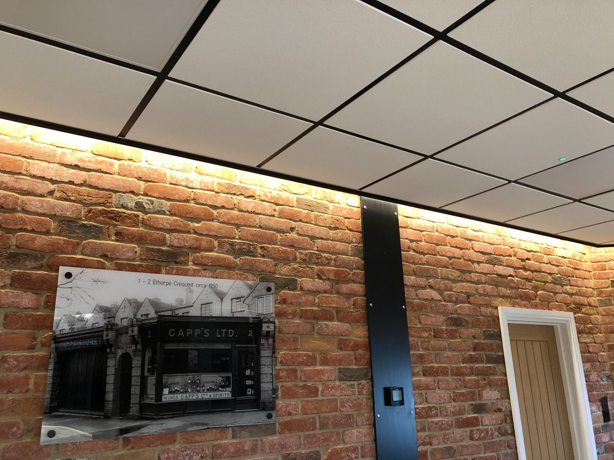 INSTALLATION OF LED STRIPLIGHTS IN OFFICE